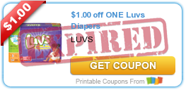 $1.00 off ONE Luvs Diapers