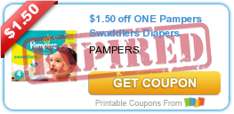 $1.50 off ONE Pampers Swaddlers Diapers